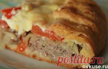 Открытый мясной пирог / Простые рецепты Овкусе.ру