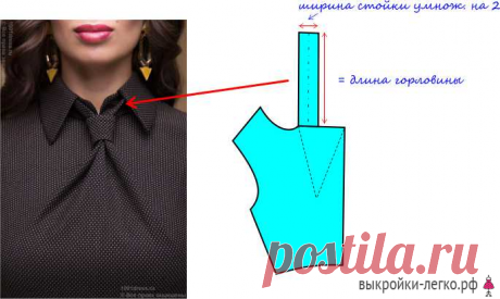 Модная идея: выкройка лифа платья с драпировкой «галстук»