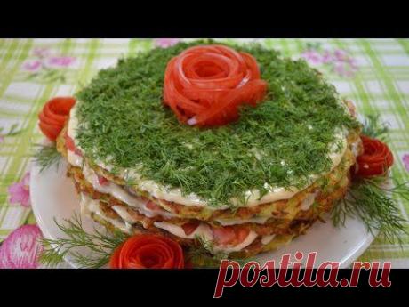 Торт из кабачков - YouTube