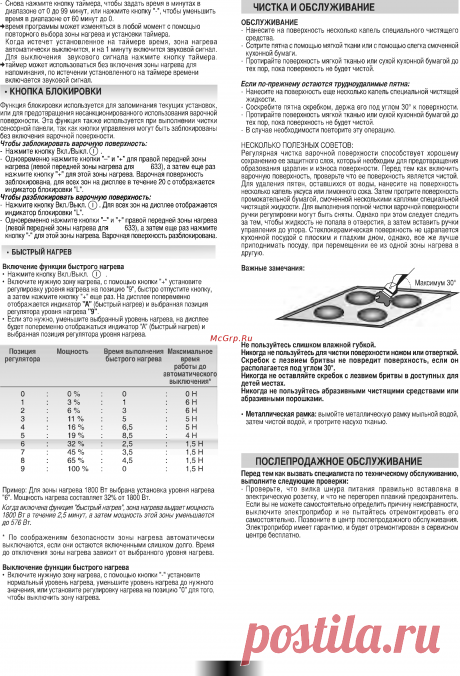 Candy CH 64 C Инструкция по эксплуатации онлайн [50/84]