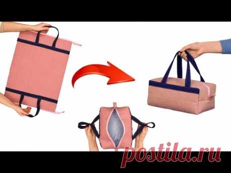 Вы удивитесь как просто сшить эту сумку - справится и новичок!