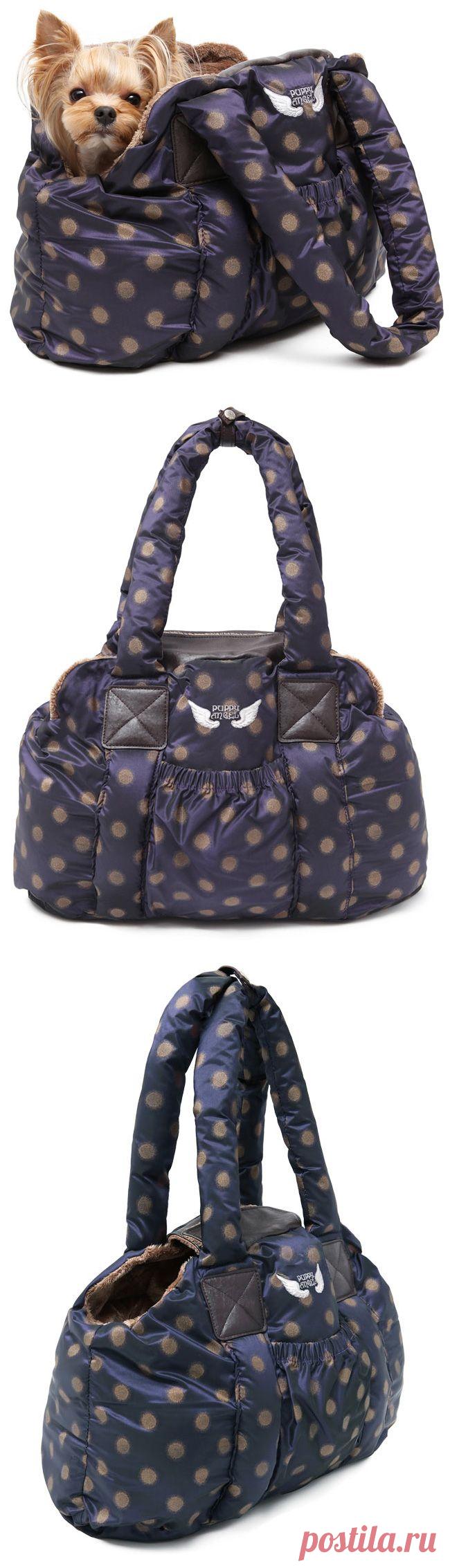 Тёплая сумка для собак "Dotty" (053 PA-CA) - ~ СУМКИ ДЛЯ СОБАК, ПЕРЕНОСКИ ДЛЯ СОБАК - ОДЕЖДА ДЛЯ СОБАК - Crystaldog