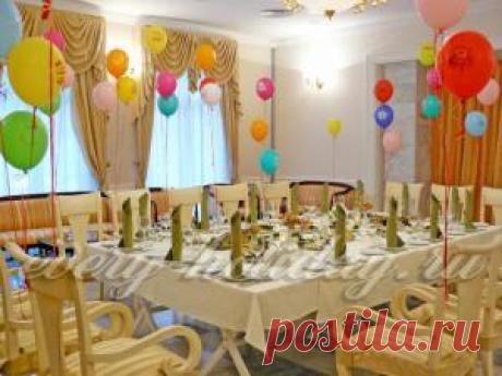 Детский праздник в кафе