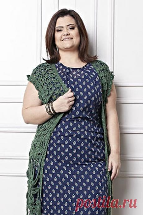 Receitas Círculo - Plus Size - Quimono Verde