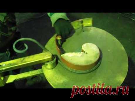 Самодельный гибочный ручной станок &quot;ковка холодная&quot; \ с forging\ - YouTube