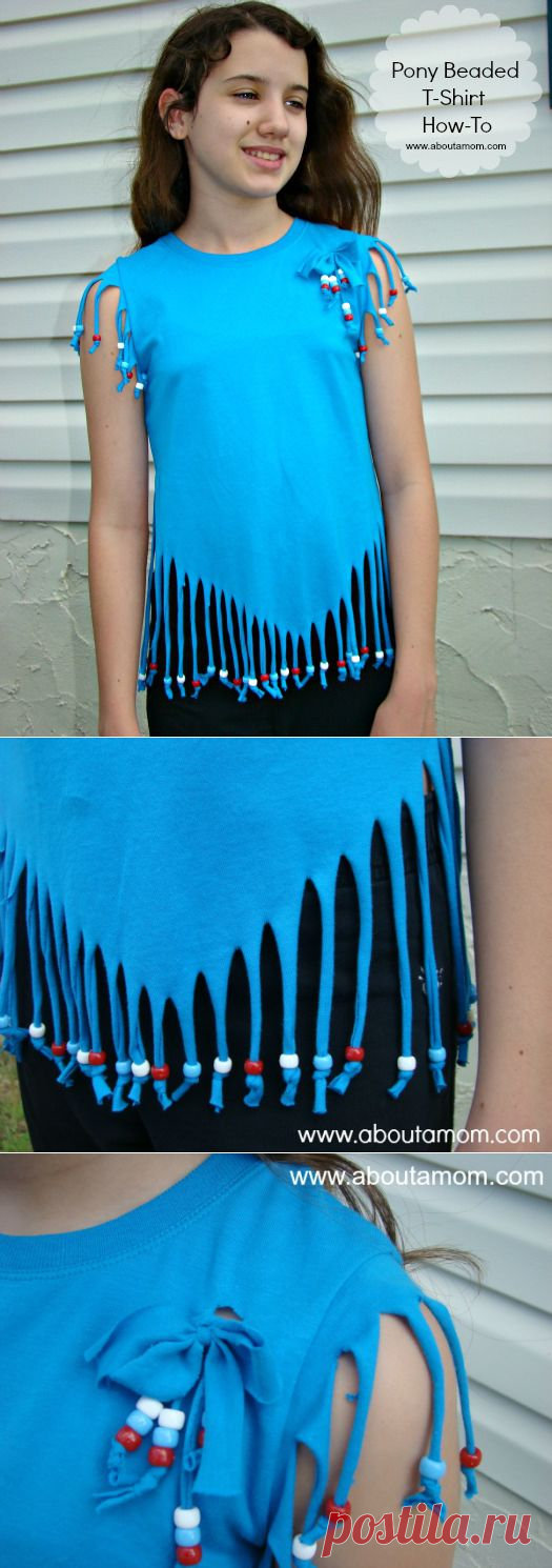 Pony Beaded T-Shirt Craft