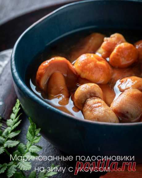 Маринованные подосиновики на зиму с уксусом — Домашние заботы