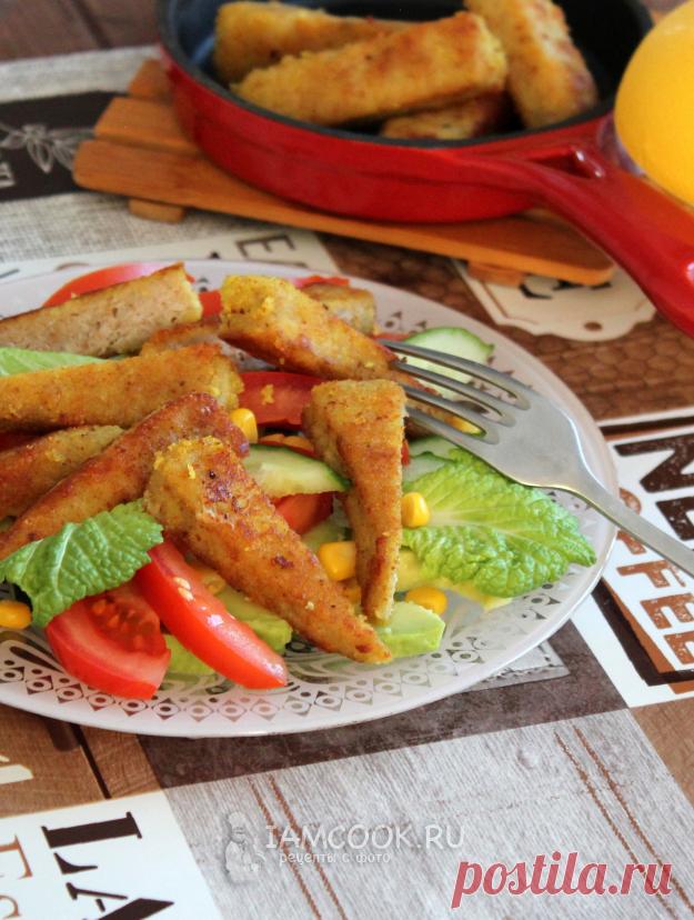 Салат «Мехико» с наггетсами и овощами — рецепт с фото пошагово