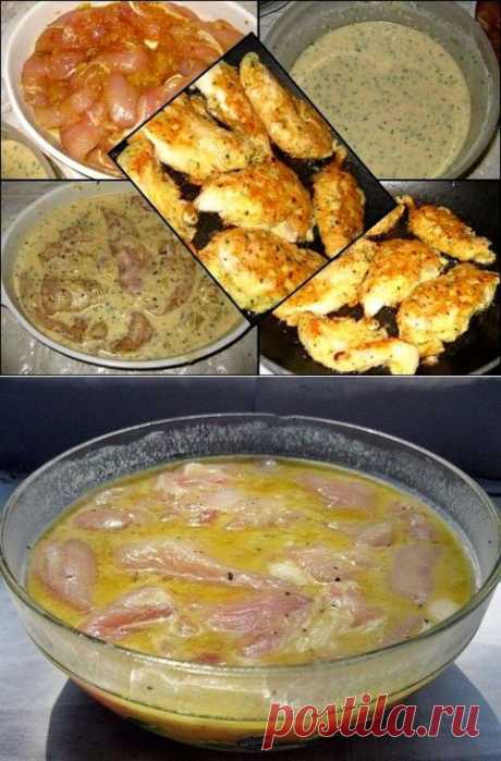 Куриные грудки в кляре - очень нежные и вкусные | Банк кулинарных рецептов