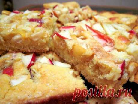 Быстрый яблочно-лимонный пирог | Вкусный рецепт