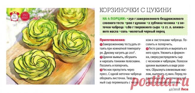 Корзиночки с цукини