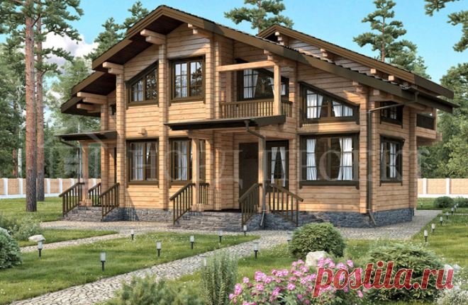 Дома из бруса : Дом из бруса БC-14