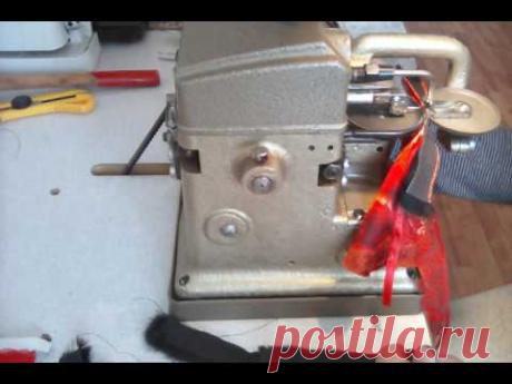 Как пришить мех на шелковый платок  палантин.Финал.