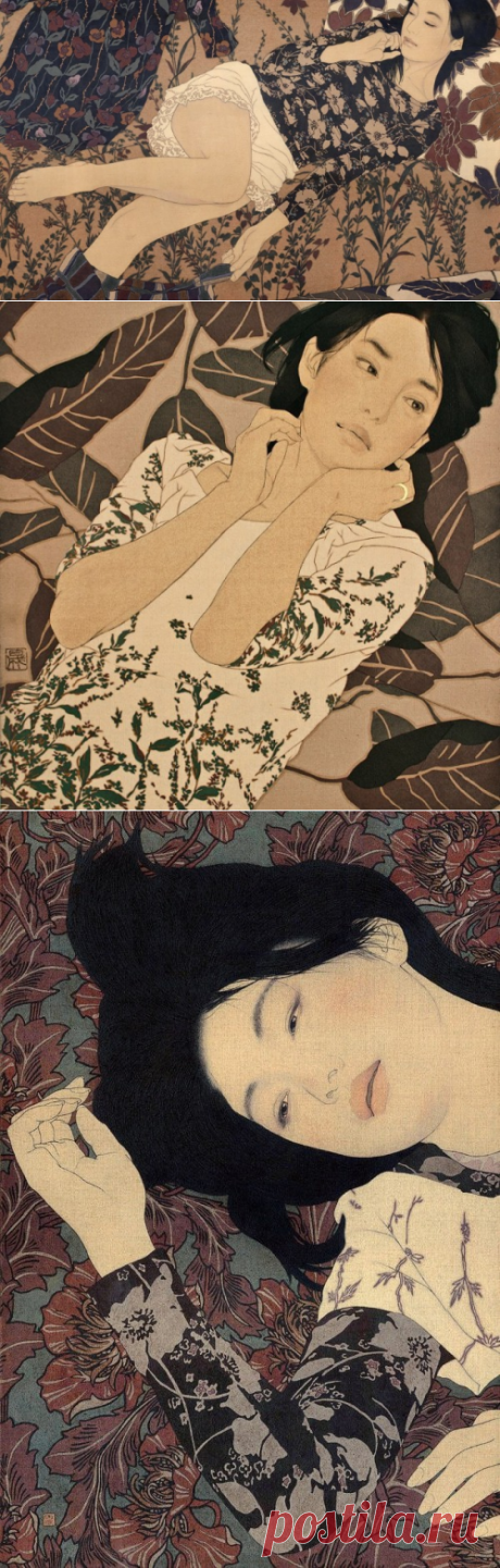 Японский художник Ikenaga Yasunari. Традиции и соременность