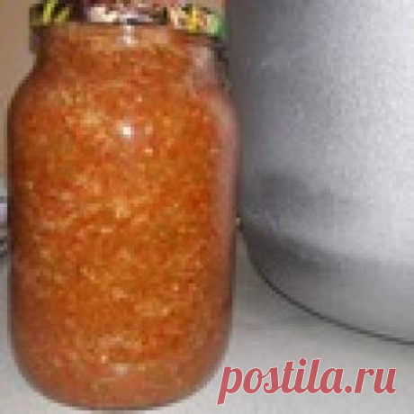Аджика сырая Кулинарный рецепт