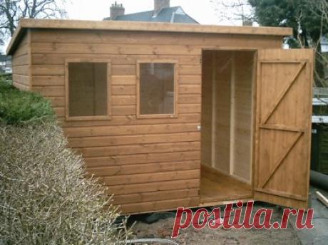 Сарай на участке для хозяйственных нужд — 6 соток