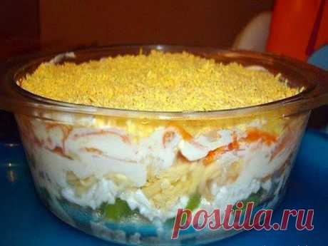 Салат из курицы с корейской морковью и киви! Пальчики оближешь! Ингредиенты: жмите на это фото: Салат из курицы с корейской морковью и киви