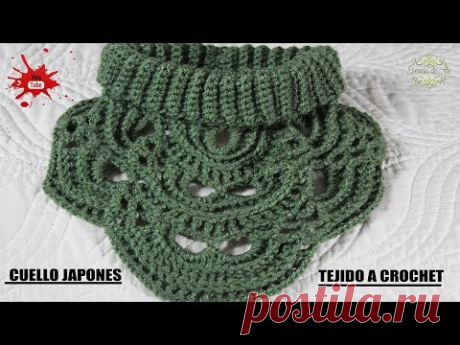 CUELLO JAPONES A CROCHET