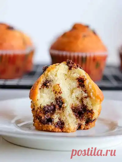 Готовим маффины с шоколадной крошкой