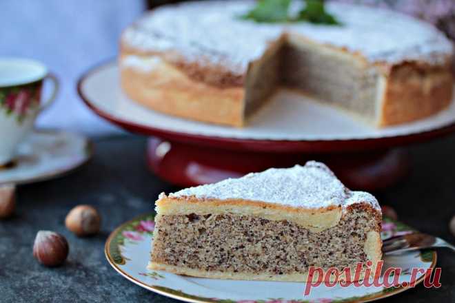 Нежный ореховый пирог(Баварская кухня).