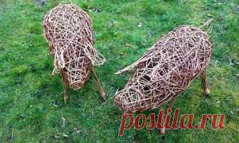 Плетеные скульптуры своими руками | Своими руками (Усадьба)
