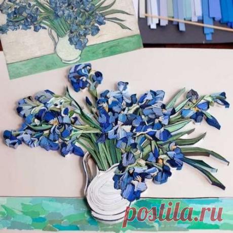 Потрясающие работы в технике квиллинг от Юлии Бродской . Милая Я