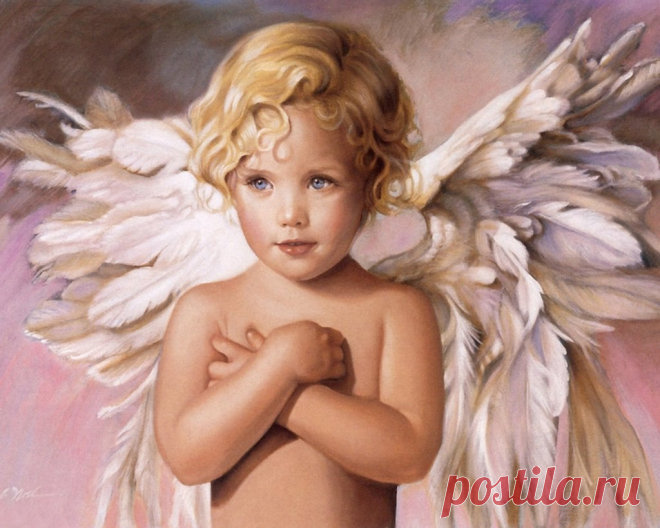 Дети - Ангелы...Американская художница Nancy A. Noel (1945 - 2020)