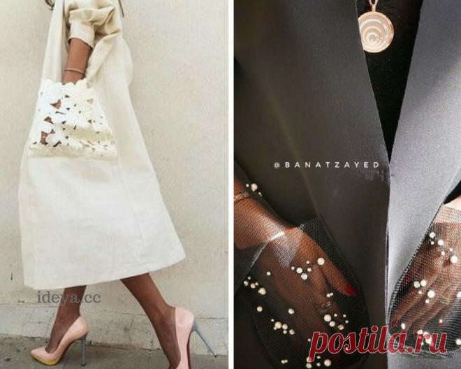 Ажурные карманы модная деталь этого сезона. — Мой милый дом