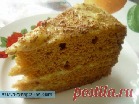 Торт &quot;Рыжик&quot;.  Рецепты для мультиварки