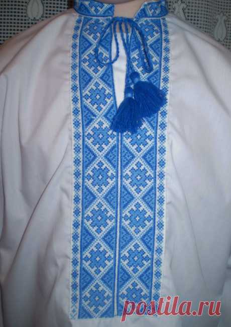 Дитяча вишиванка для хлопчика 6-7років