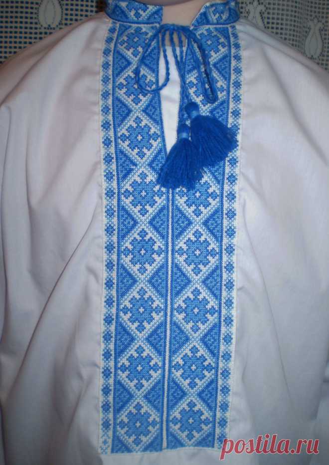 Дитяча вишиванка для хлопчика 6-7років