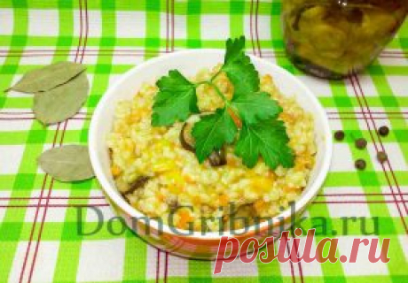 Постный плов с шампиньонами: рецепт с фото