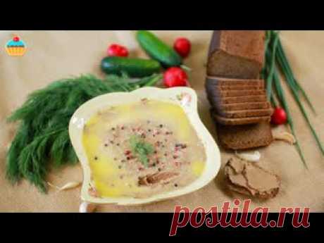 Идеальный Завтрак. Рецепт Паштета из куриной печени - ну, очень вкусный. Ингредиенты:500 гр куриная печень150 гр сливочное масло (100+50)1 шт лук1 шт морковь5-6 зуб. чеснокПо вкусу соль и перец70 мл коньяк200 мл сливки 33%Для украшения цветной перец горошком