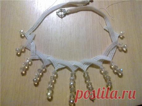 Колье "Оригинальное". Мастер-класс. - Бисероплетение - Рукоделие и творчество - Рукоделие