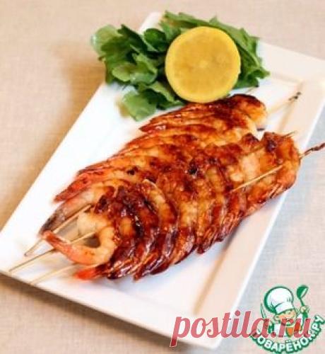 Остро-сладкие глазированные креветки - кулинарный рецепт
