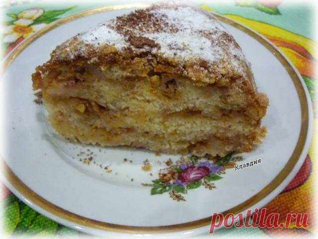 Насыпной яблочный пирог #спас Автор рецепта Клепцова Клавдия - Cookpad