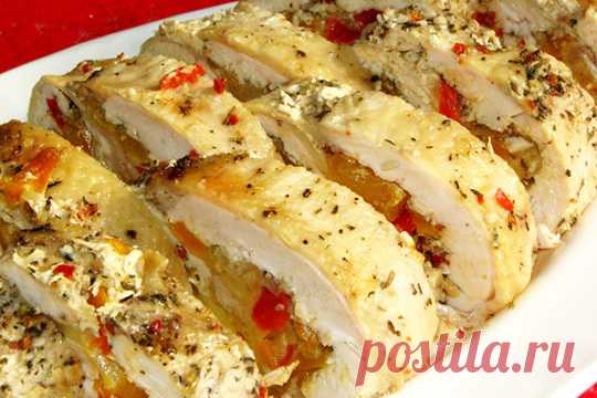 Запеченный куриный рулет | mojakuhnja.ru Запеченный куриный рулет mojakuhnja.ru Запеченный куриный рулет