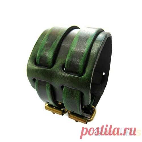 Новинка 2 слоя панк ремень мужчины подлинная кожа коровы браслеты и браслеты браслеты тумака подарка 04S5 купить на AliExpress