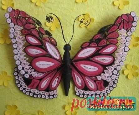 Бабочка. Квиллинг » Master classy - мастер классы для вас