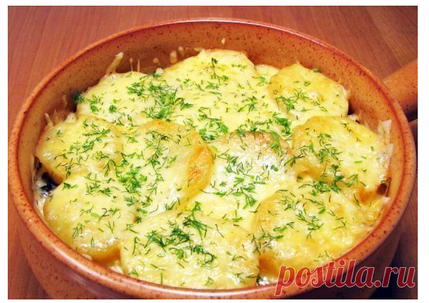 Запеканка с грибами и картофелем