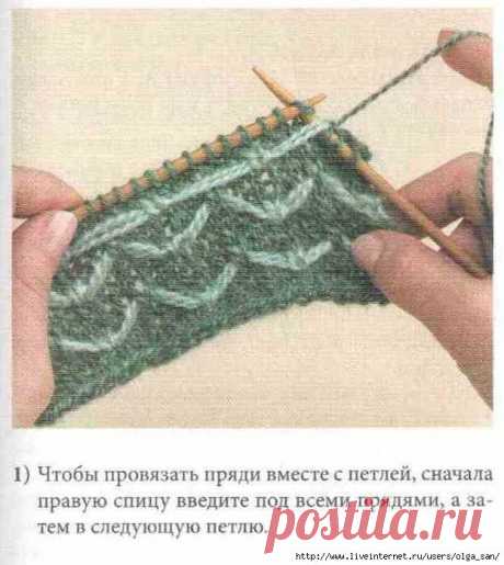 РАБОТА С ПРЯДЯМИ.
