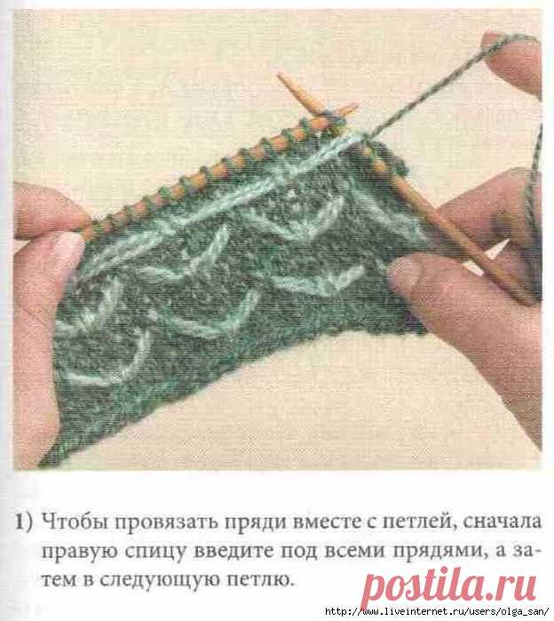 РАБОТА С ПРЯДЯМИ.