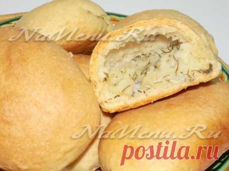 Пирожки с картошкой в духовке, пошаговый рецепт с фото