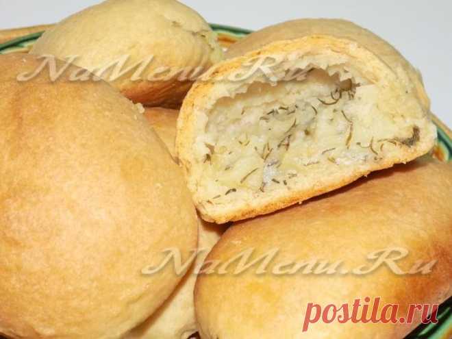 Пирожки с картошкой в духовке, пошаговый рецепт с фото