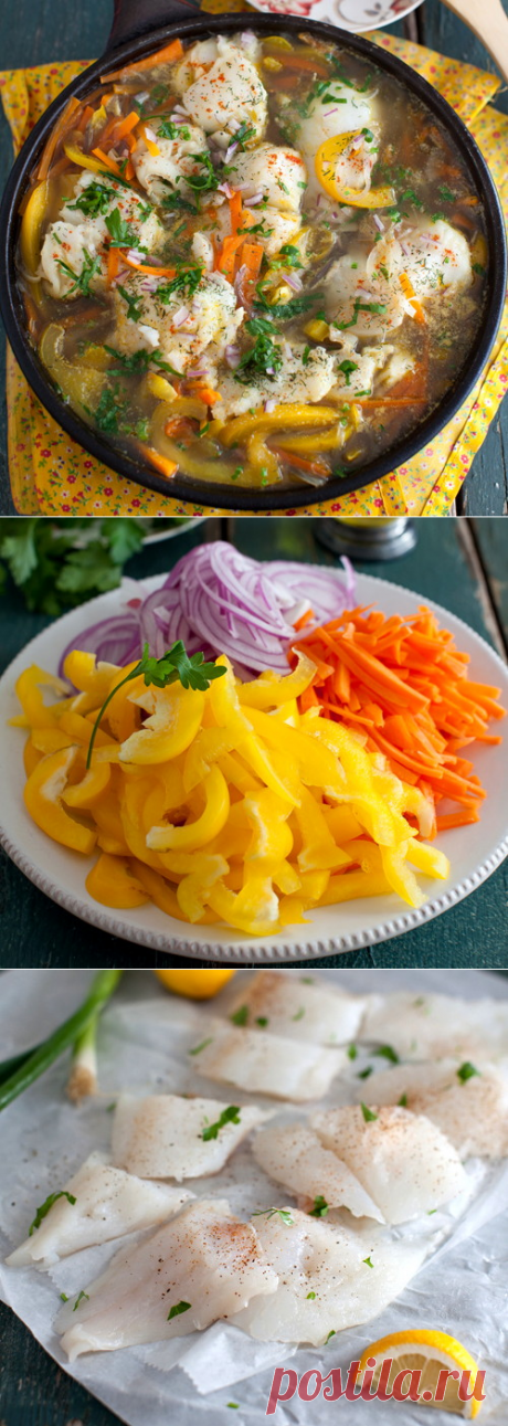 Рыбный суп с овощами