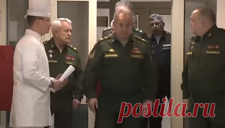 Сергей Шойгу в Центральном военном клиническом госпитале имени Мандрыка