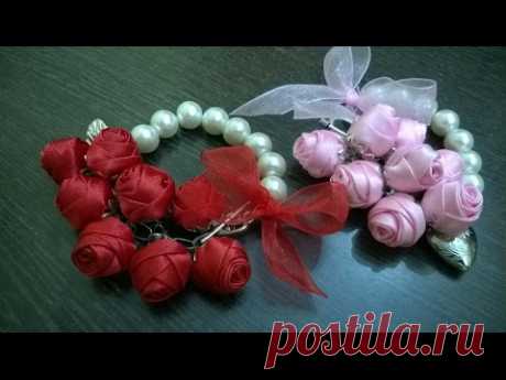 D.I.Y. Satin Rose Friendship Day Bracelet | MyInDulzens