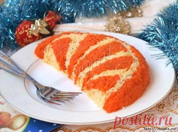 Салат «Мандариновая долька»