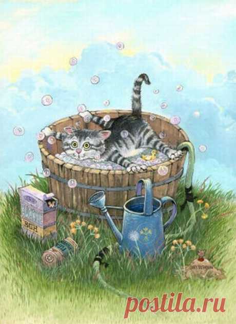 Нарисованные коты