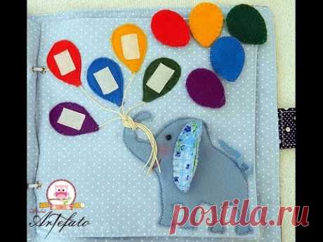 Quiet Book 8 - Livrinho de Atividades